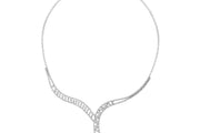6.99 Karat Emerald Diamond Necklace