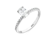 0.83 Karat Solitaire Diamond Ring