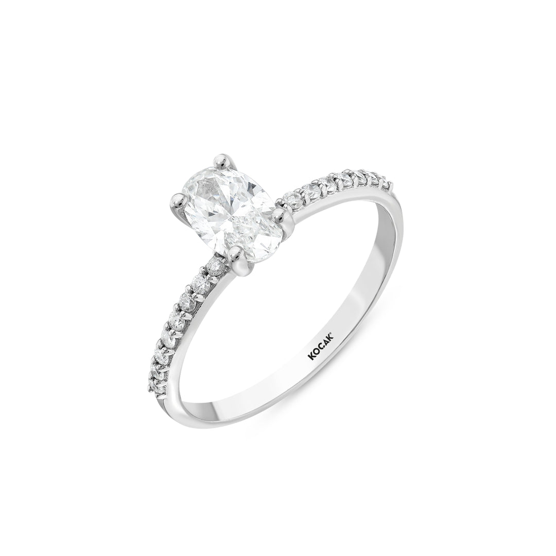 0.83 Karat Solitaire Diamond Ring