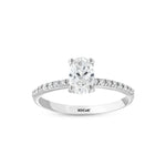 Load image into Gallery viewer, 0.83 Karat Solitaire Diamond Ring