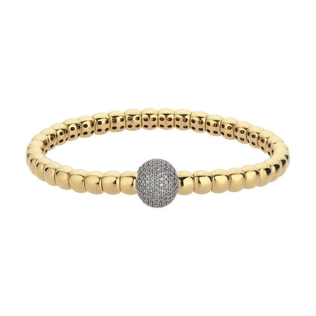 14ct Orazia Design Gold Cuff Gold Bracelet