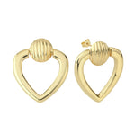 Load image into Gallery viewer, 14ct Kaylee Design Gold Earrings