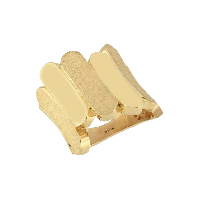 14ct Soleil Design Gold Ring