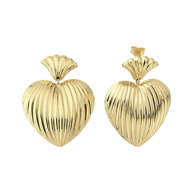 14ct Farah Design Gold Earrings