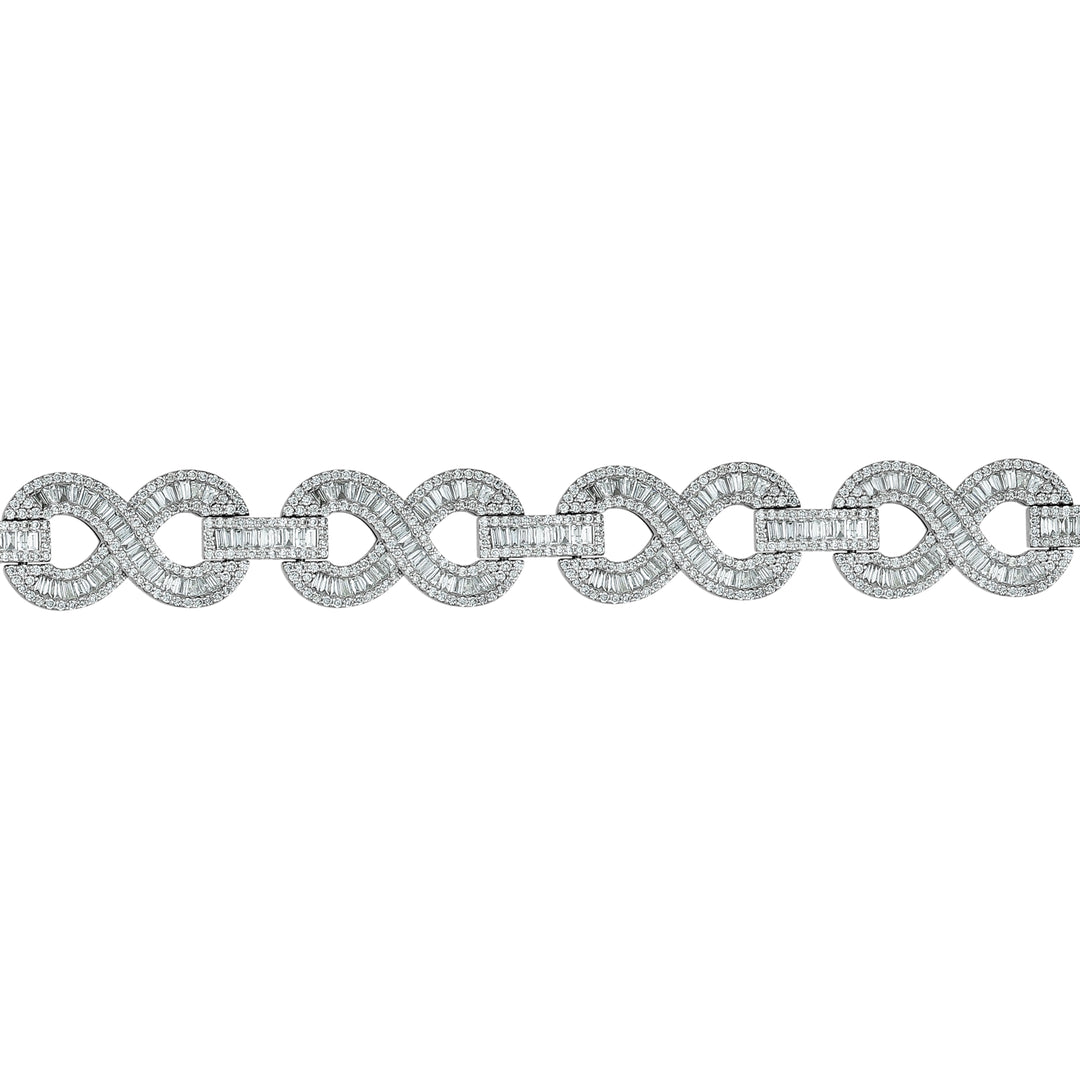 7.19 Karat Diamond Bangle Bracelet