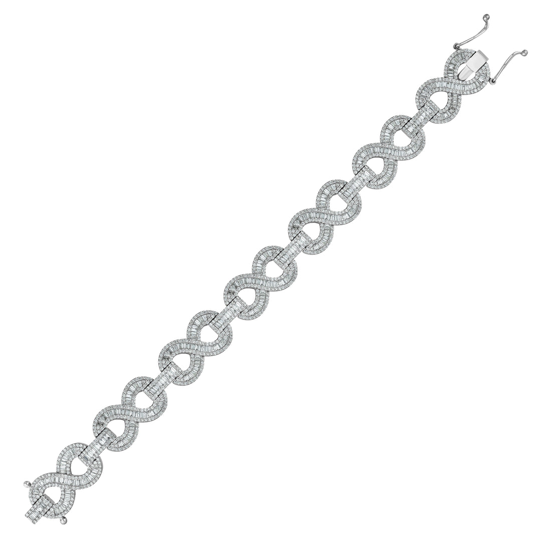 7.19 Karat Diamond Bangle Bracelet