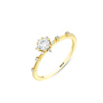 Load image into Gallery viewer, 0.38 Karat Diamond Ring