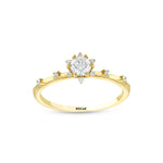 Load image into Gallery viewer, 0.38 Karat Diamond Ring