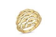 14ct Baroque Design Gold Ring