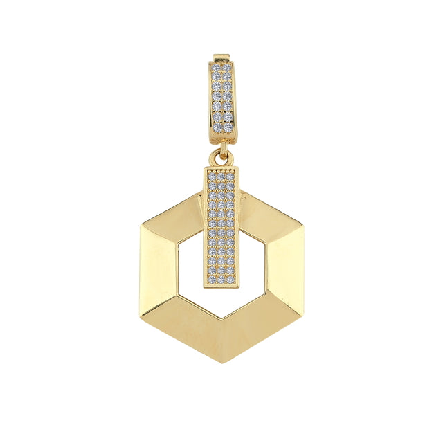 14ct Kosegen Design Gold Pendant (Chain Not Included)
