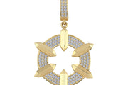 14ct Daire Design Gold Pendant (Chain Not Included)