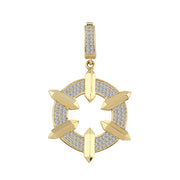 14ct Daire Design Gold Pendant (Chain Not Included)