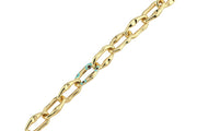14ct Evil Eye Boncuklu Design Gold Bracelet