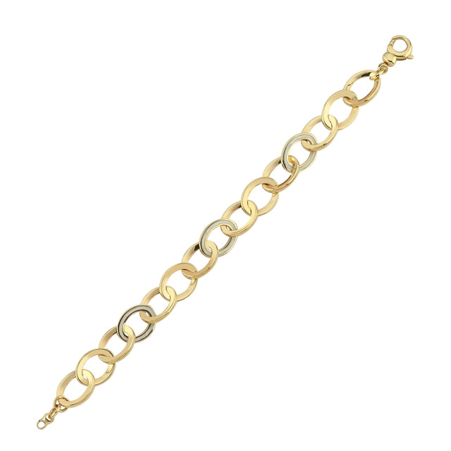 14ct White Jolie Design Gold Bracelet