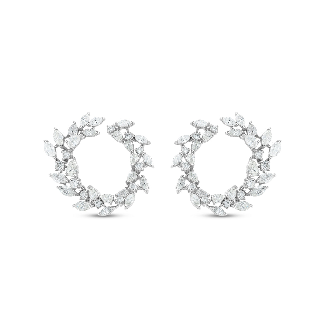 6.66 Karat Diamond Earrings