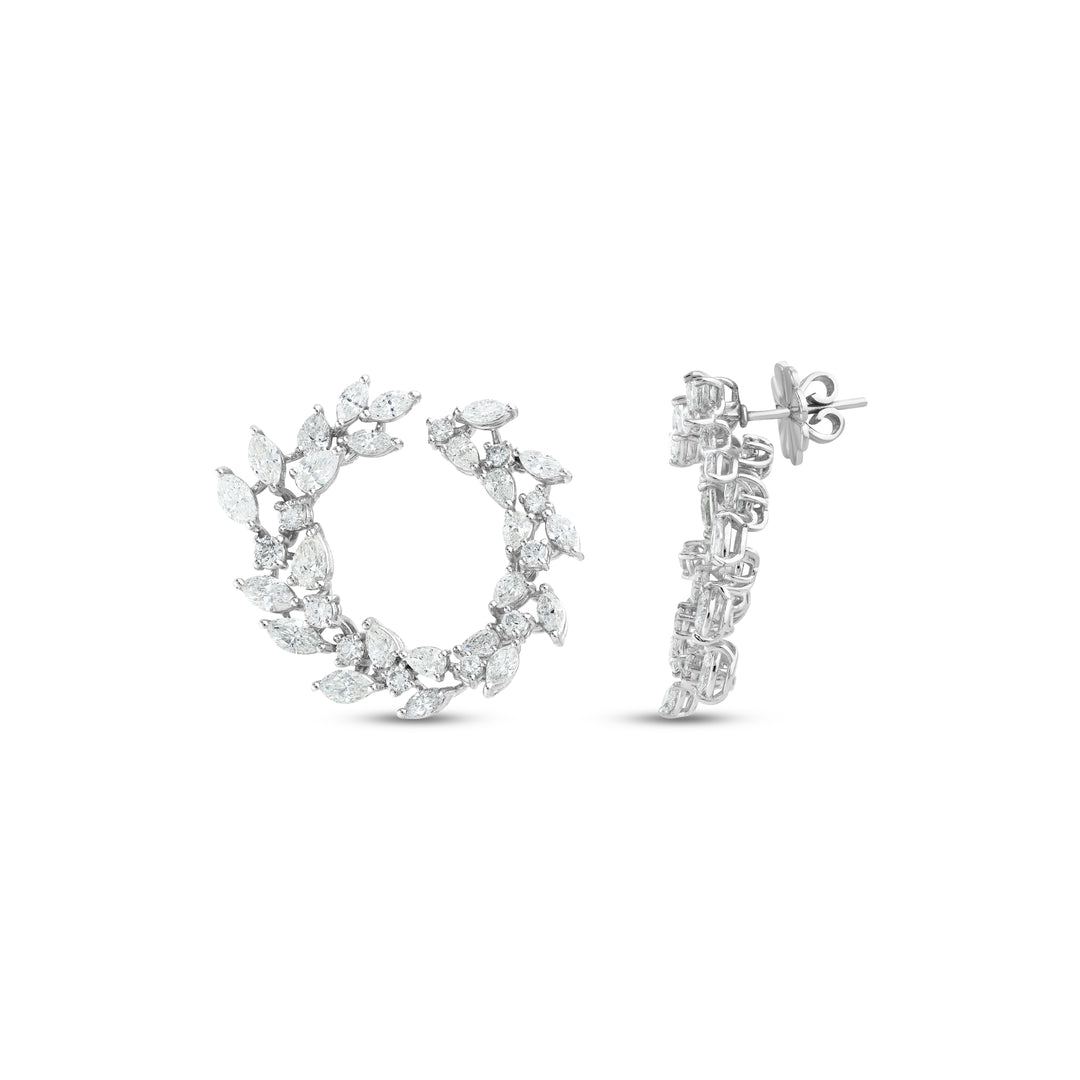 6.66 Karat Diamond Earrings