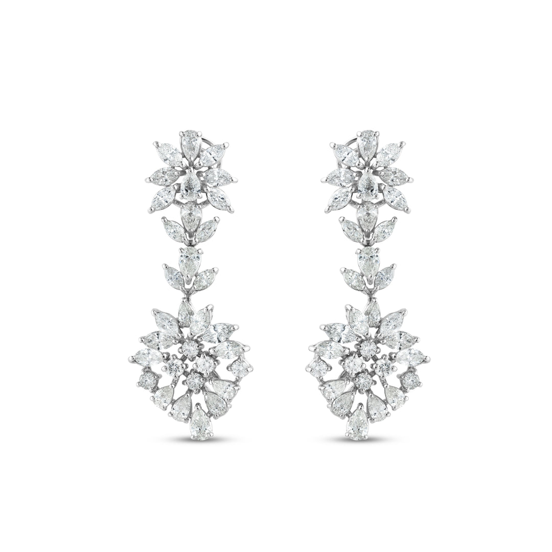 7.47 Karat Diamond Earrings