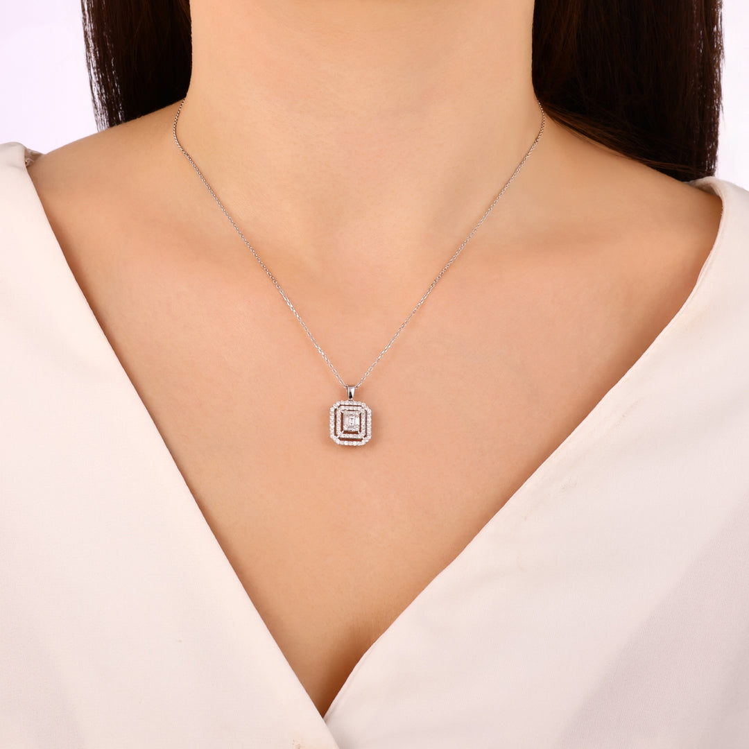0.55 Karat GH SI Diamond Necklace