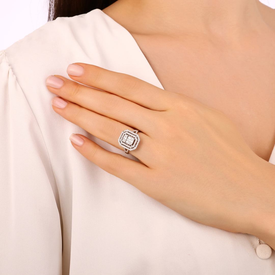 0.61 Karat Diamond Ring