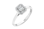 0.13 Karat Diamond Ring