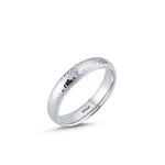 Load image into Gallery viewer, 14ct 4mm White Gold Stone Set Wedding Ring