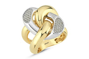 14ct Spiral Design Gold Ring