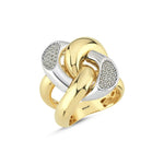 Load image into Gallery viewer, 14ct Spiral Design Gold Ring
