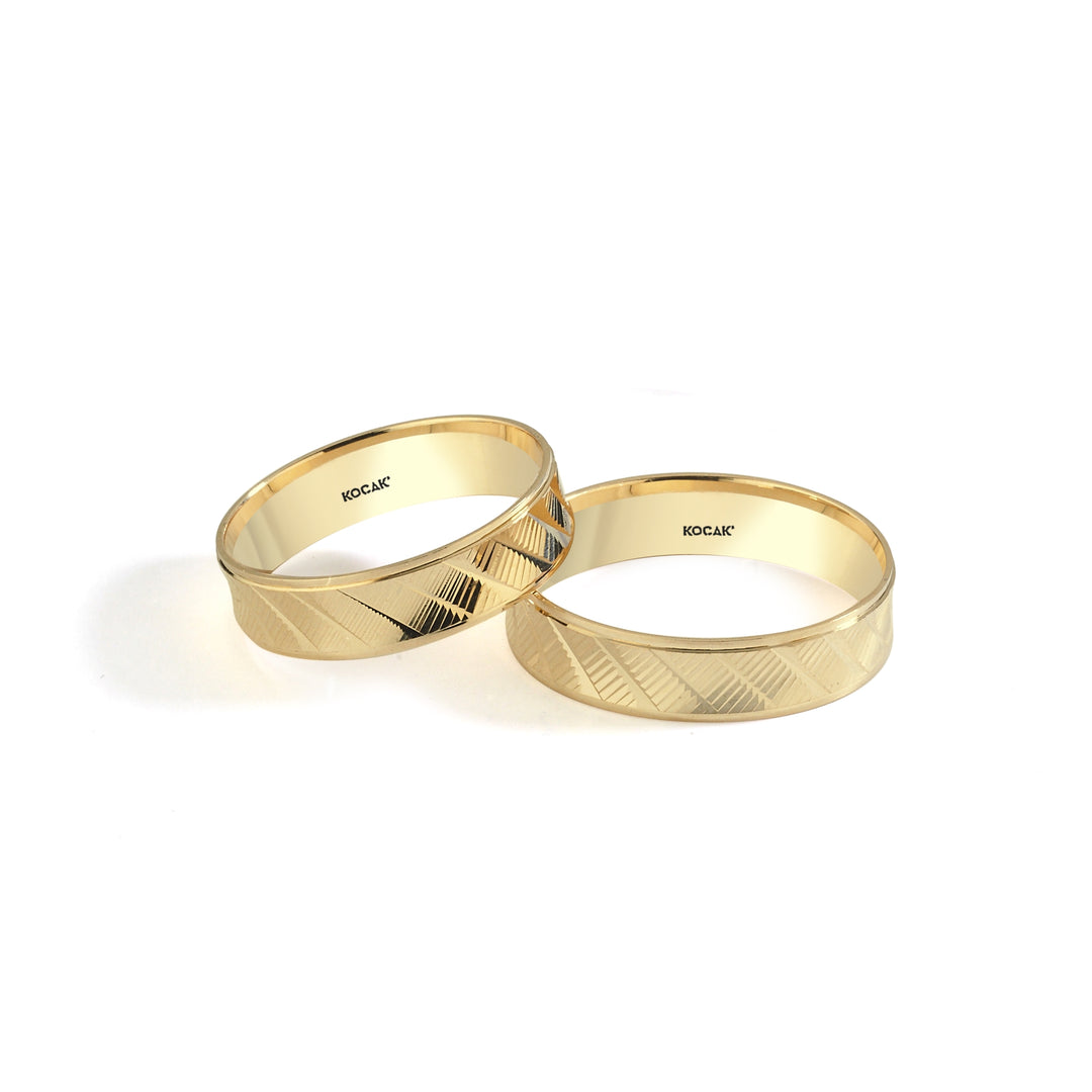 14ct 5mm Yellow Gold Wedding Ring