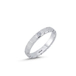 Load image into Gallery viewer, 14ct 4mm White Gold Stone Set Wedding Ring