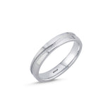 Load image into Gallery viewer, 14ct 4mm White Gold Stone Set Wedding Ring