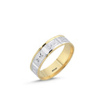 Load image into Gallery viewer, 14ct 5mm Yellow &amp; White Gold Wedding Ring