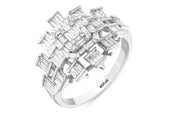 1.06 Karat Baguette Stone Set Diamond Ring