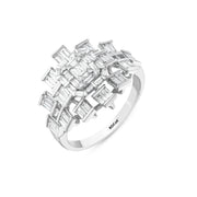 1.06 Karat Baguette Stone Set Diamond Ring