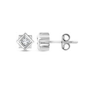 0.97 Karat Diamond Earrings