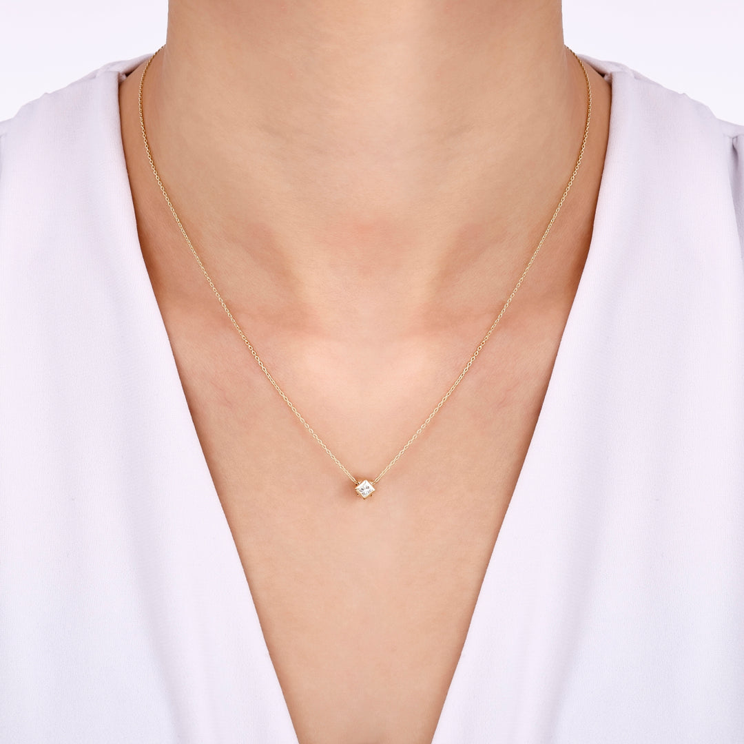 0.15 Karat Diamond Necklace