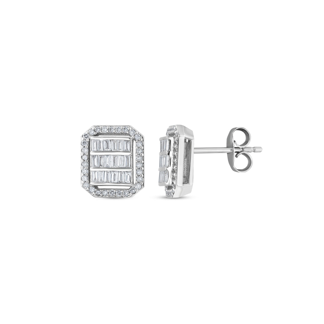 0.55 Karat Diamond Earrings
