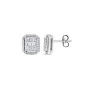 0.55 Karat Diamond Earrings