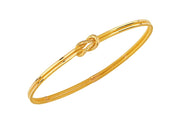 22ct 13 g Ribbed Love Knot Bangle