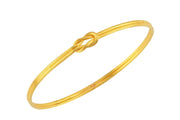 22ct 13 g Plain Love Knot Bangle