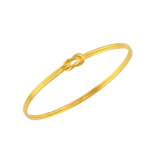 22ct 13 g Plain Love Knot Bangle