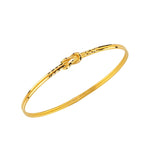 Load image into Gallery viewer, 22ct 13 g Polished Patterned Love Knot Bangle
