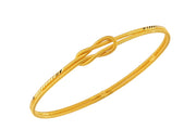 22ct 13 g Patterned Love Knot Bangle