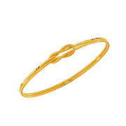 22ct 13 g Patterned Love Knot Bangle