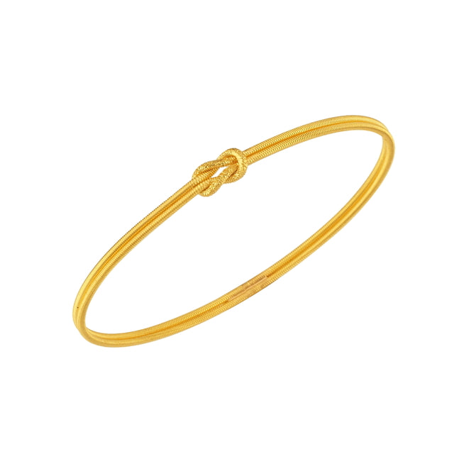 22ct 13 g Glitter Love Knot Bangle