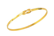 22ct 13 g Polished Detail Love Knot Bangle