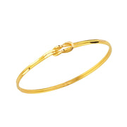 22ct 13 g Polished Detail Love Knot Bangle