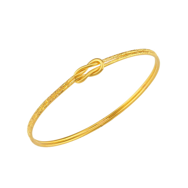 22ct 13 g Glitter Love Knot Bangle