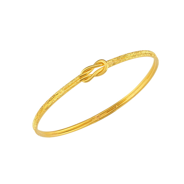 22ct 13 g Glitter Love Knot Bangle