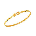 Load image into Gallery viewer, 22ct 13 g Polished Patterned Love Knot Bangle