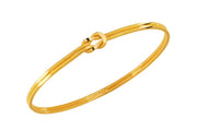 22ct 13 g Polished Detailed Love Knot Bangle